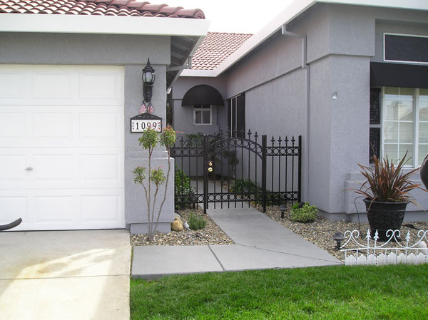 Wrought Iron Courtyard Gates Escondido