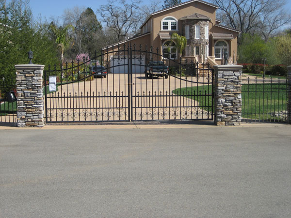 Wrought Iron Driveway Gates Escondido