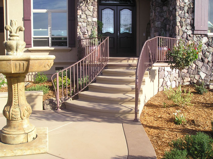 Front Porch Iron Railings Escondido, CA